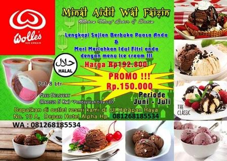 Ice Cream Woles Nikmat Disajikan dalam Takjil Buka Puasa dan Lebaran
