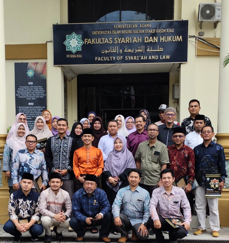 Ketua dan Sekretaris Program Studi Se-Fakultas Syariah dan Hukum UIN Suka Riau Periode 2025–2029 Res
