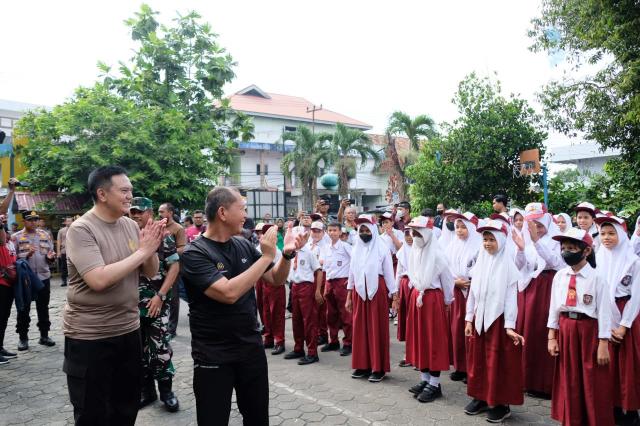 Gelar Olah Raga Bersama TNI-Pori, Kapolda Riau : Sinergitas Dua Lembaga Tersebut Merupakan Harga Mat