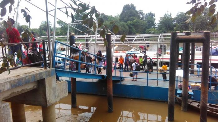 Selatpanjang Dominasi Tujuan Pemudik di Pelabuhan Sungai Duku