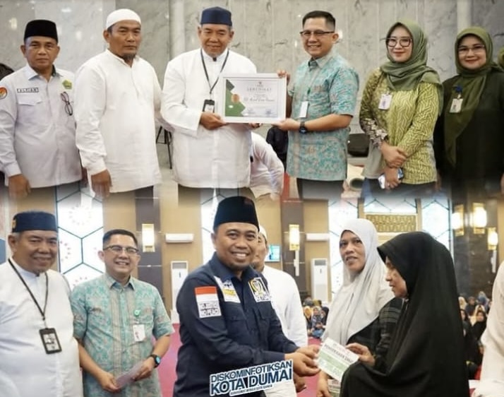 Jelang Lebaran, Rumah Sakit Awal Bros Dumai Menyalurkan Zakat Untuk 1700 Masyarakat.