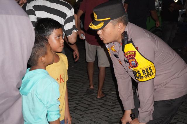 Kapolres Bengkalis AKBP Setyo Bimo Anggoro Pastikan Keamanan Car Free Night Bengkalis kondusif