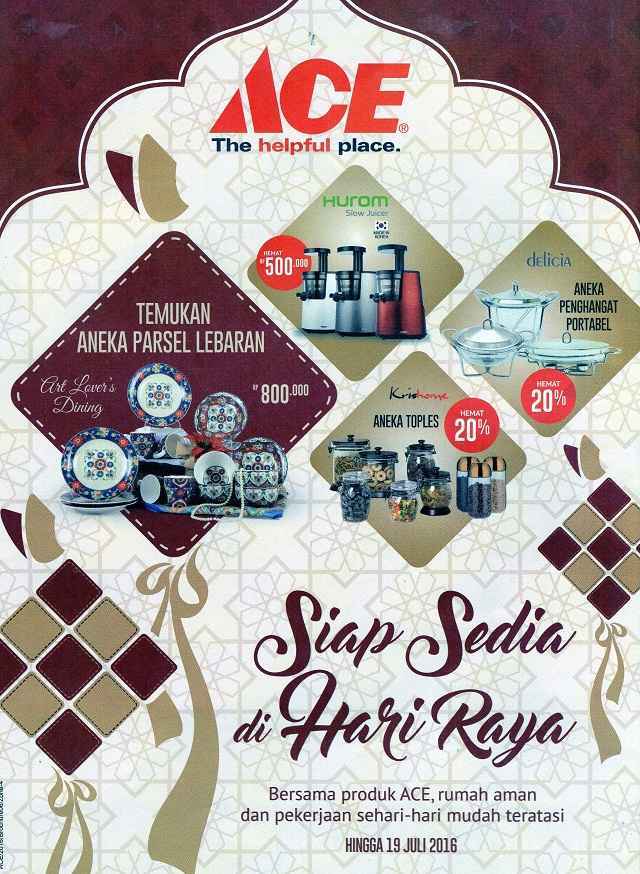 Siap Sedia di Hari Raya Dengan Produk Unggulan dari ACE
