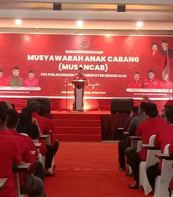 Musancab PDIP Sekabupaten Bengkalis, Kaderismanto.SH Tegaskan Perkuat Struktur Partai Kedepannya