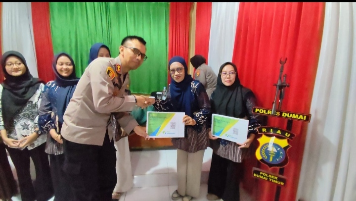 Kapolres Dumai Apresiasi Penyerahan BPJS Ketenagakerjaan di Polsek Dumai Timur