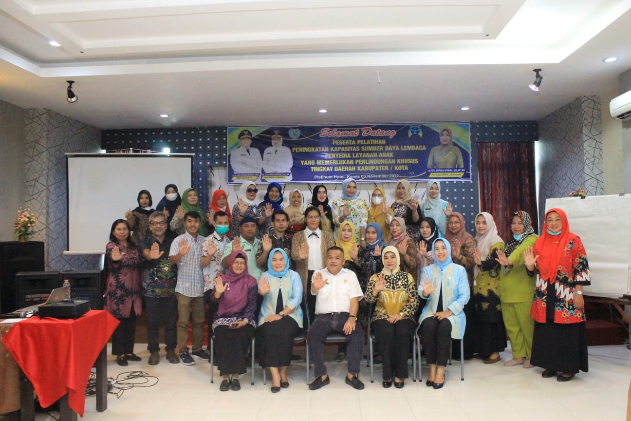 Sekretaris Daerah Buka Pelatihan Peningkatan Kapasitas Sumber Daya Lembaga Penyedia Layanan Anak Yan