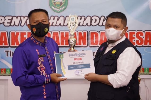Tingkatkan Pelayanan Administrasi,Desa Harapan Baru Juara II Tingkat Desa/Kelurahan