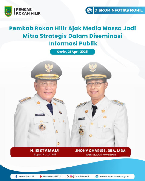 Pemkab Rohil Ajak Media Massa Jadi Mitra Strategis