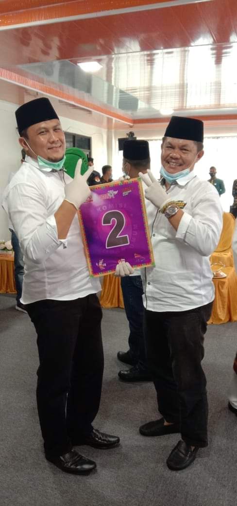 Usai Penetapan Dari KPU, Akhirnya Pasangan H.Abi Bahrun,S.S,.M.Si - H.Herman,S.Si,.M.Si (Aman) Dapat