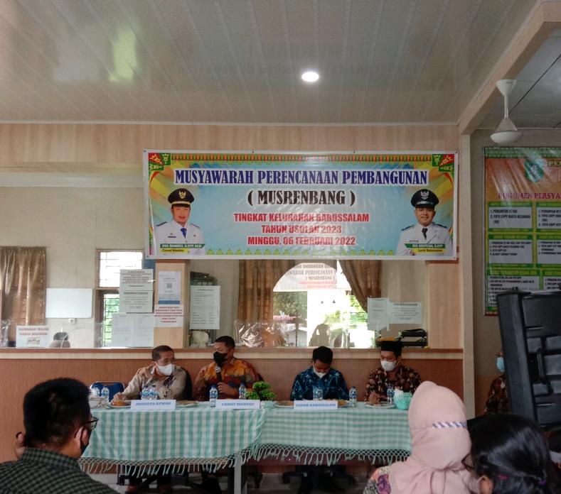 Hadiri Musrenbang ,Camat Mandau Prioritaskan Pembangunan Gedung Pertemuan Kelurahan Babussalam