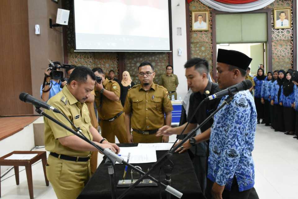 Sebanyak 210 CPNS Kampar Terima SK Serta Ambil Sumpah