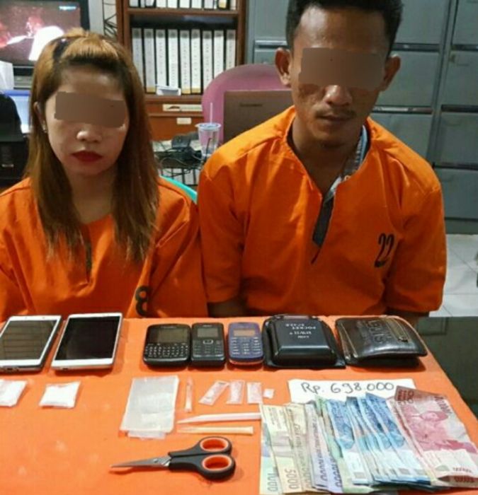 Sepasang Sejoli Ketangkapan Nyabu di Kamar Wisma