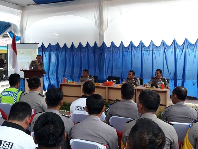 Kunker, Kapolres Rohil Puji Kapolsek Bangko