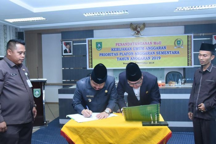 KUA-PPAS Bengkalis 2019 Diteken