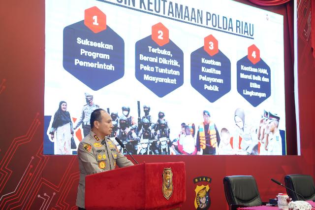 Press Release Commander Wish Kapolda Riau, Ini Poin Poinnya