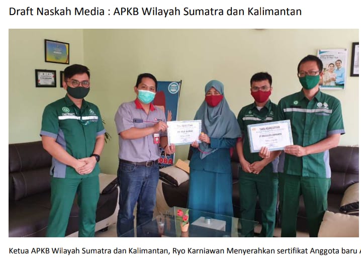 Asosiasi APKB Menerima Anggota Baru Di Dumai Riau