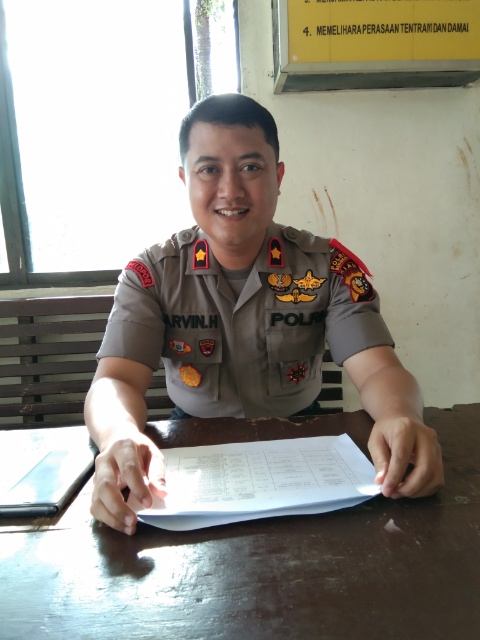 Kompol Arvin Hariyadi S.IK, Sambut Tahun Baru 2020 Dengan Kesederhanaan Dengan Suasana Aman Dan Kond