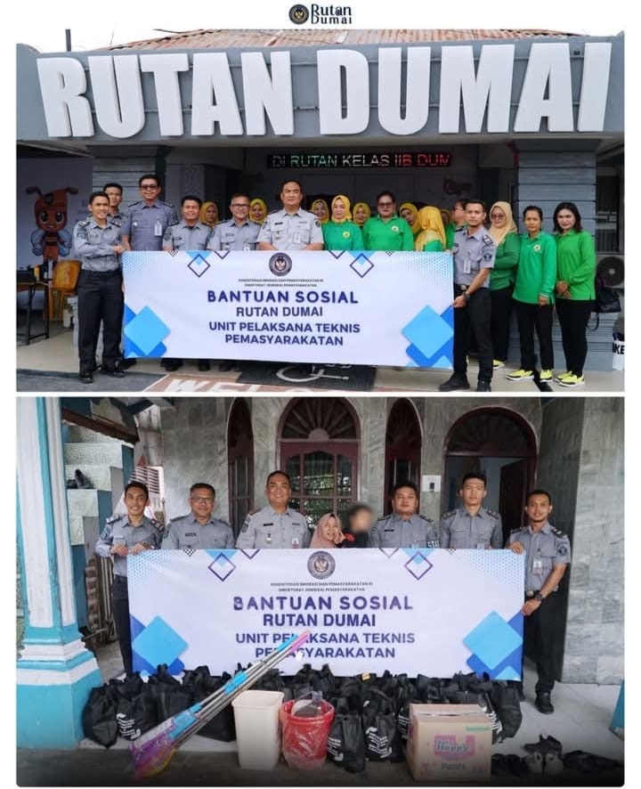 Rutan Dumai Gelar Bakti Sosial Menyambangi Panti Asuhan.