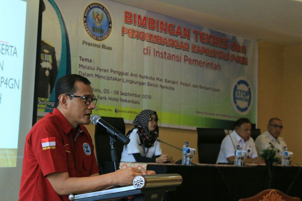 BNNP Riau Gelar Bimtek P4GN
