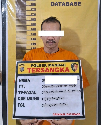 Pemuda di Air Jamban Diciduk Polisi Mandau Diduga Penyalahgunaan Sabu,  Berkat Informasi Masyarakat