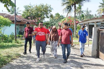 Kunjungan Camat Mandau Sekaligus Goro di Kelurahan Gajah Sakti