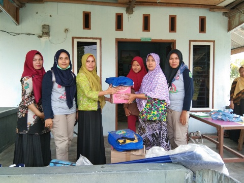 Korban Rumah Disambar Petir Dapatkan Bantuan Dari Dinas Sosial Kabupaten Bengkalis