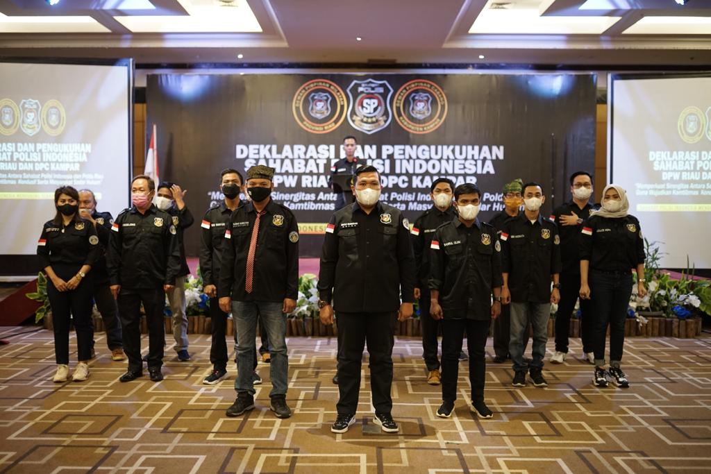 Kukuhkan DPW Riau dan DPC Kampar, Fonda Tangguh : SPI Mesti Bermamfaat Bagi Masyarakat dan Polri