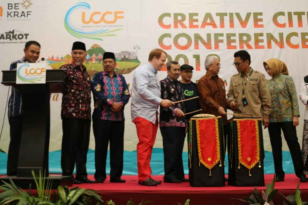 ICCF 2019 Menginspirasi, Bupati Alfedri : Majukan Ekraf Upaya Berkelanjutan
