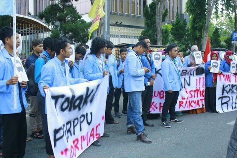 Susahnya Bertemu Orang Nomor Satu RI, Aksi Mahasiswa UR dan UIN SUSQA Riau Dihentikan Paksa