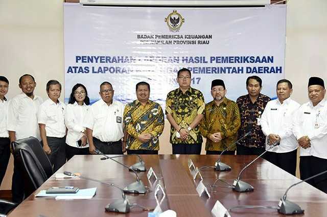 LKPD Bengaklis 2017, BPK-RI kembali Memberi Gelar Opini WTP