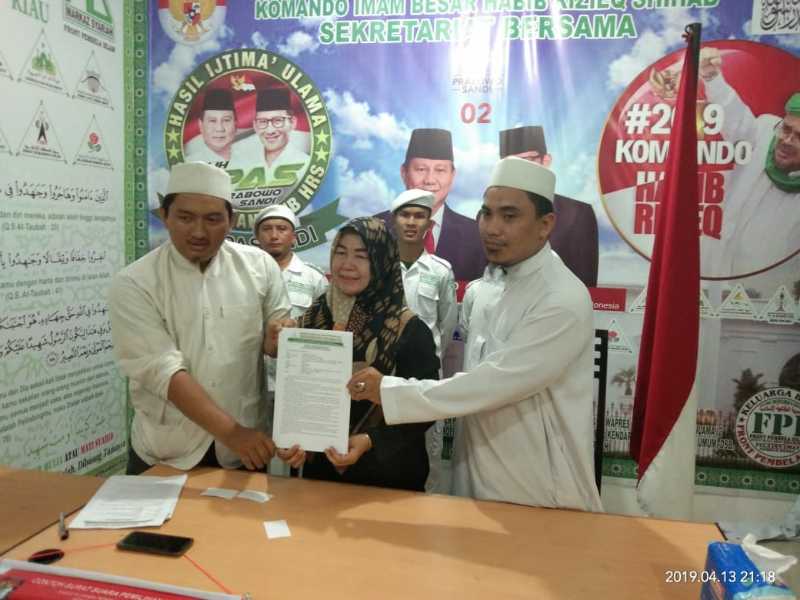 Misbah, Caleg Berkarya Siap Emban Amanah Rakyat  Riau dan Rekomendasi FPI