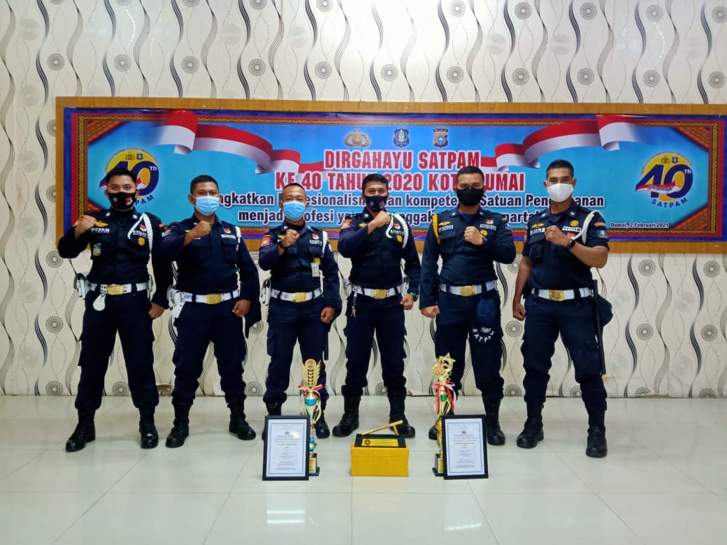 Security PT Pelindo I Cab. Dumai Terima Penghargaan Peringkat II Terbaik dari Polres