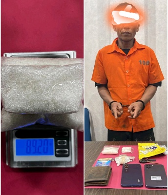 Kurir Terciduk Setelah Gagalkan 1 Ons Sabu Polisi Buru Pengendali