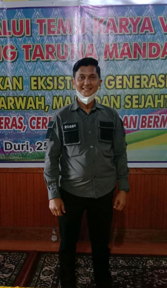 Temu Karya Ke-V Robby Ardi Nahkodai Karang Taruna Mandau Periode 2021-2026