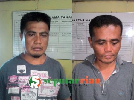 Dua Pria Diduga Pengedar Narkotika Gol. I, Berhasil Diamankan Polsek Bangkinang Barat