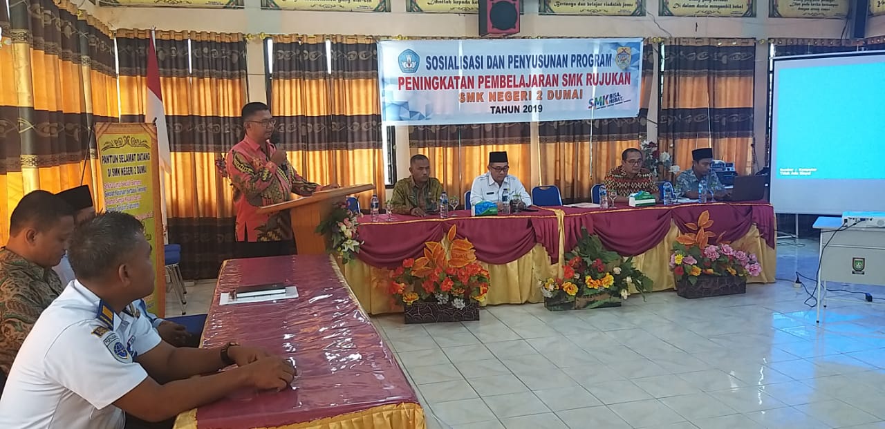 Sosialisasi dan Penyusunan Program Peningkatan Pembelajaran SMK Rujukan SMK Negeri 2 Dumai