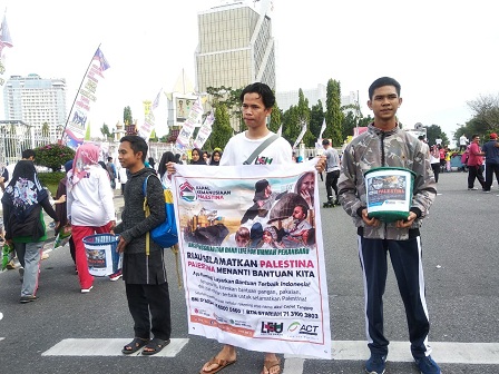 ACT dan Masyarakat Gelar Aksi solidaritas Bela Perjuangan Palestina