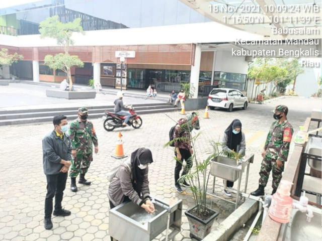 Jangan Abai Dengan Kesehatan,, Selalu Patuh 3 M Agar Terhindar Dari C-19 Himbau Babainsa Mandau
