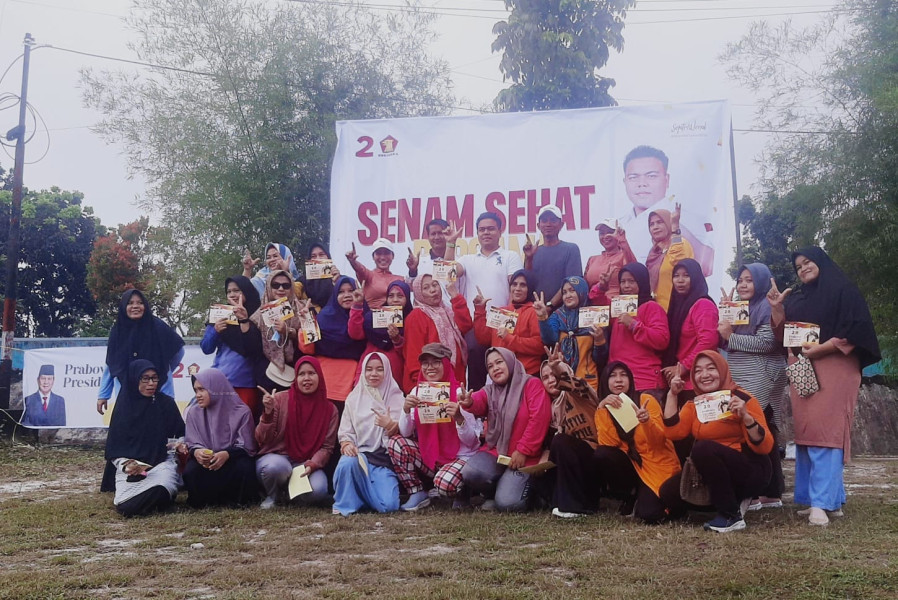Ikuti Kegiatan Senam Bersama di Dapil 6 Pekanbaru, Septri Wendi Ajak Masyarakat Hidup Sehat