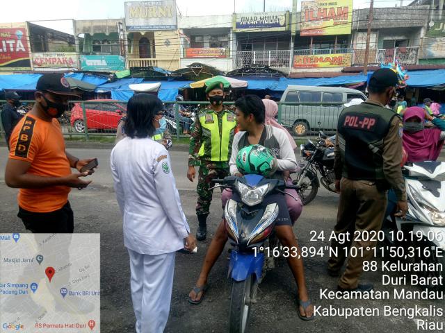 TNI Siaga: Melalui Peltu Jefri Dian,Tetap Jaga Jarak Gunakan Masker Saat Berada di Keramaian