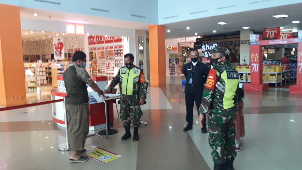 Serda Rosdianto: Himbauan 3M di Mall City Mandau Kepada Pengunjung Wajib Guna Pencegahan C-19