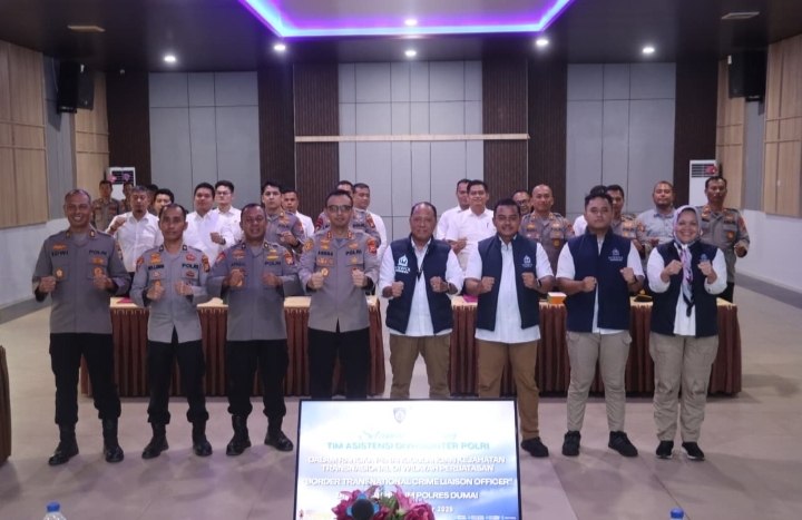 Divhubinter Polri Asistensi Polres Dumai untuk Perkuat Penanganan Kejahatan Lintas Negara