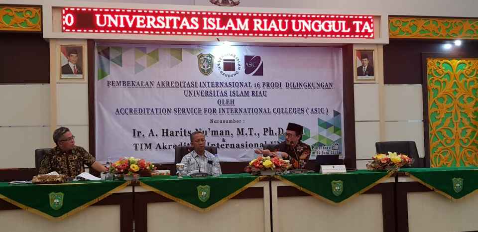 UIR Siapkan 18 Program Studi di Akreditasi International