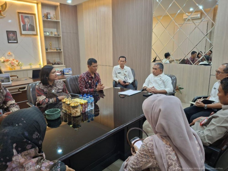 Langkah Sinergis: Kemenkum dan BPN Riau Siapkan Perjanjian Kerja Sama Hukum