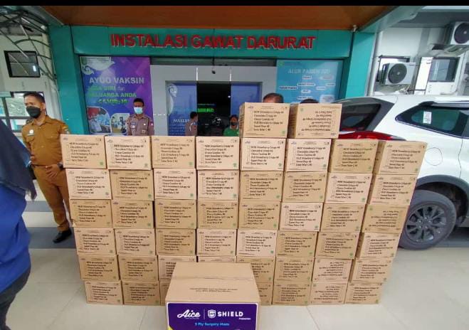 CV Indo Jaya Merdeka Salurkan Bantuan Ke RSUD Kota Dumai Untuk Pasien Covid-19