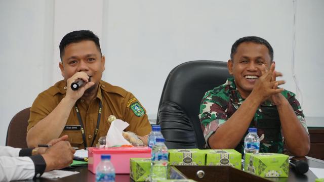 Pemerintah Daerah Kecamatan Mandau Gelar Rapat Persiapan HUT TNI ke 77
