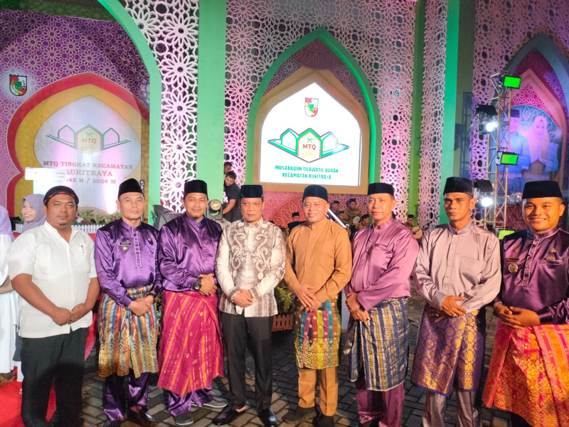 Pembukaan MTQ tingkat kecamatan Bukit Raya dihadiri dan dibuka langsung oleh PJ Walikota Pekanbaru