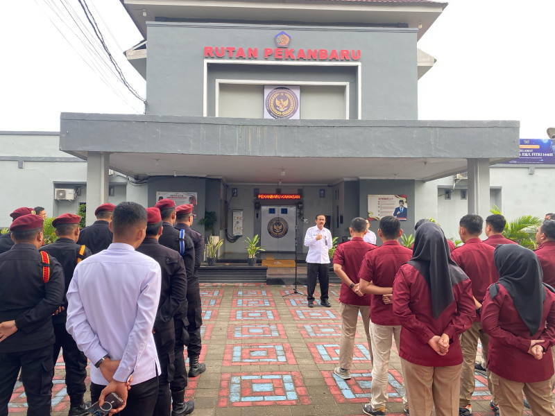 Kakanwil Ditjenpas Riau Tegaskan Komitmen Perangi Lawan Narkoba Di Lapas-Rutan.