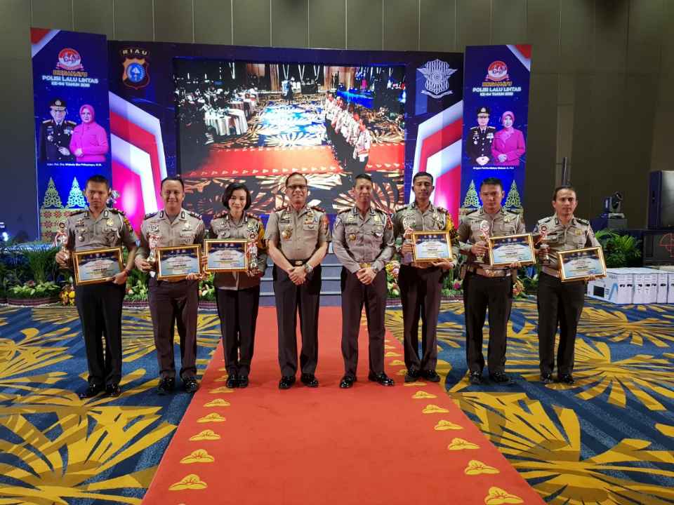 Satlantas Polres Pelalawan Sabet Juara Di Tiga Katagori