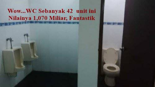 Wow Mahalnya Biaya Pembuatan WC Di Gedung Dewan Riau